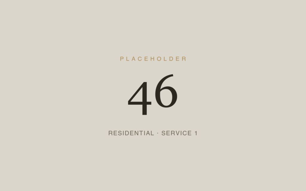 Placeholder 46 — Residential · Service 1