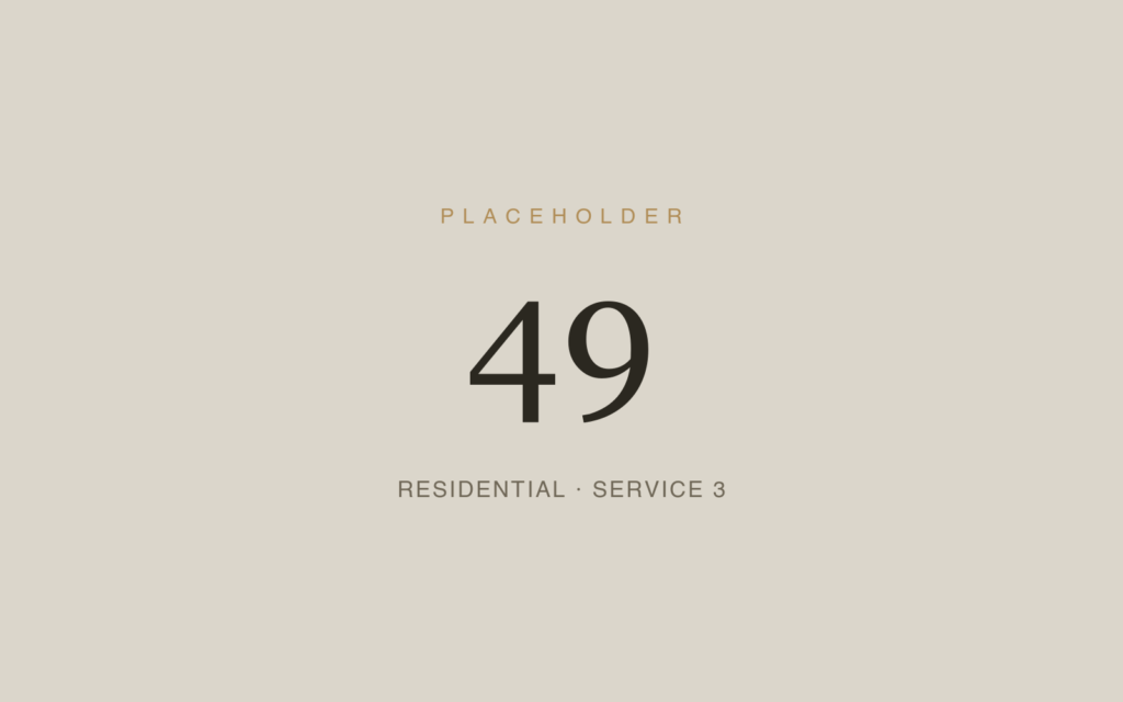 Placeholder 49 — Residential · Service 3