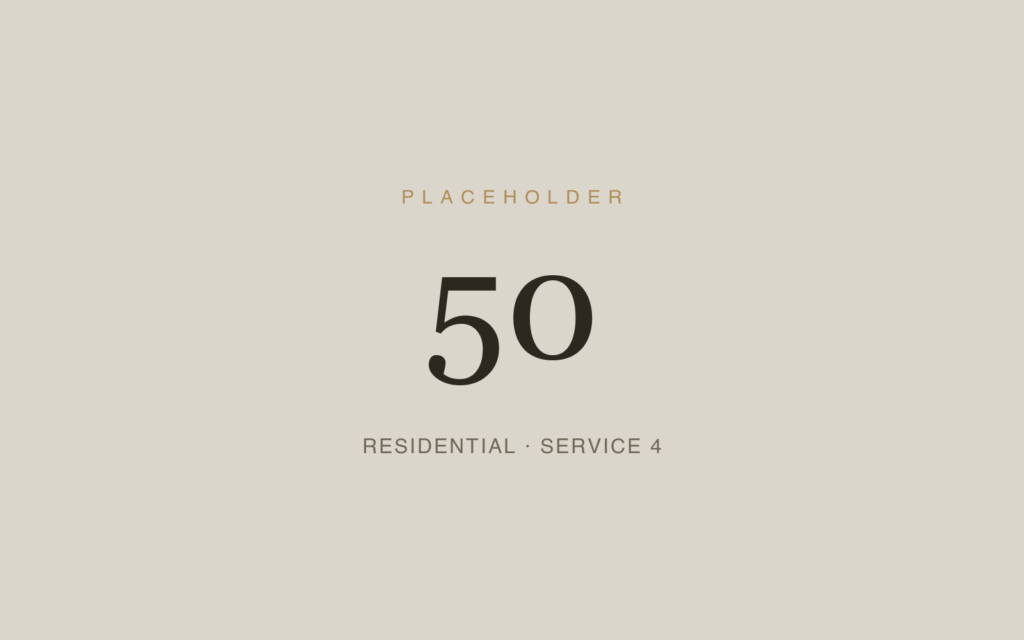 Placeholder 50 — Residential · Service 4