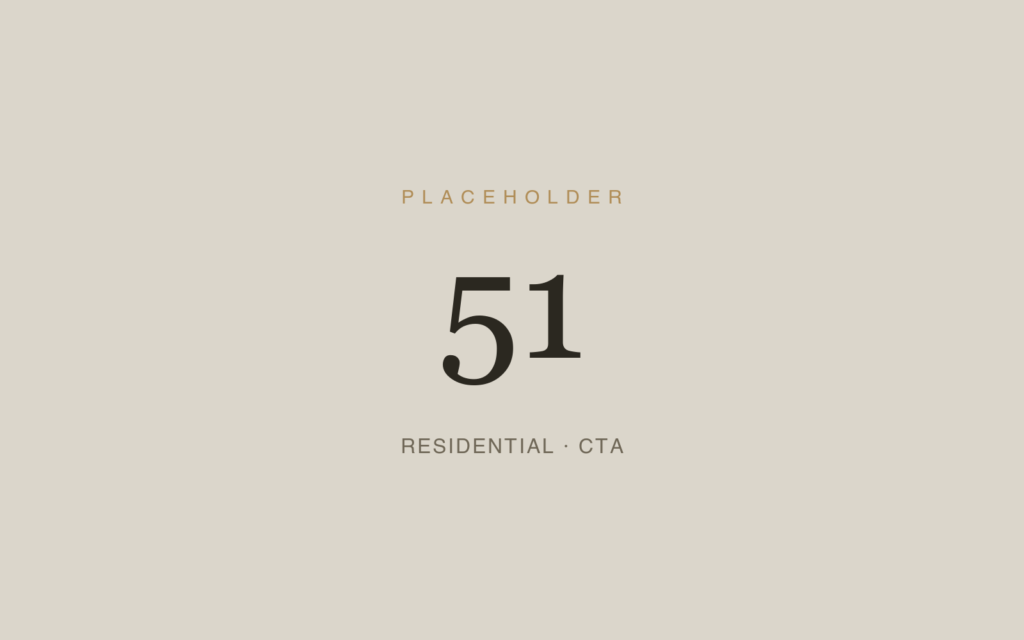 Placeholder 51 — Residential · Cta