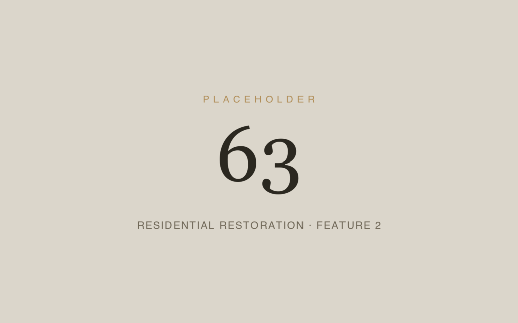 Placeholder 63 — Residential Restoration · Feature 2