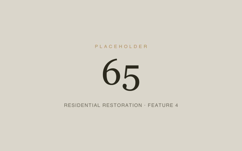 Placeholder 65 — Residential Restoration · Feature 4