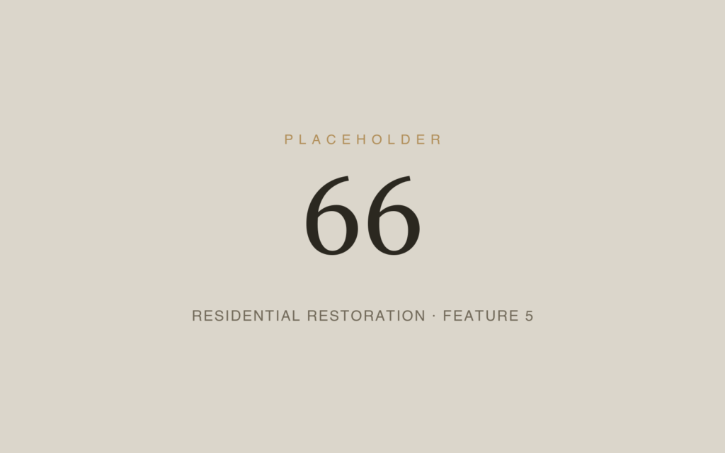 Placeholder 66 — Residential Restoration · Feature 5