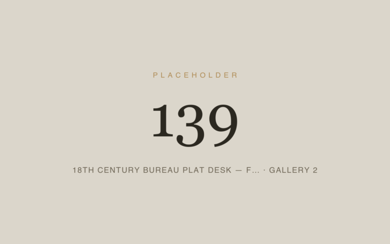 Placeholder 139 — 18th Century Bureau Plat Desk — F… · Gallery 2