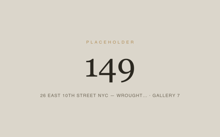 Placeholder 149 — 26 East 10th Street Nyc — Wrought… · Gallery 7