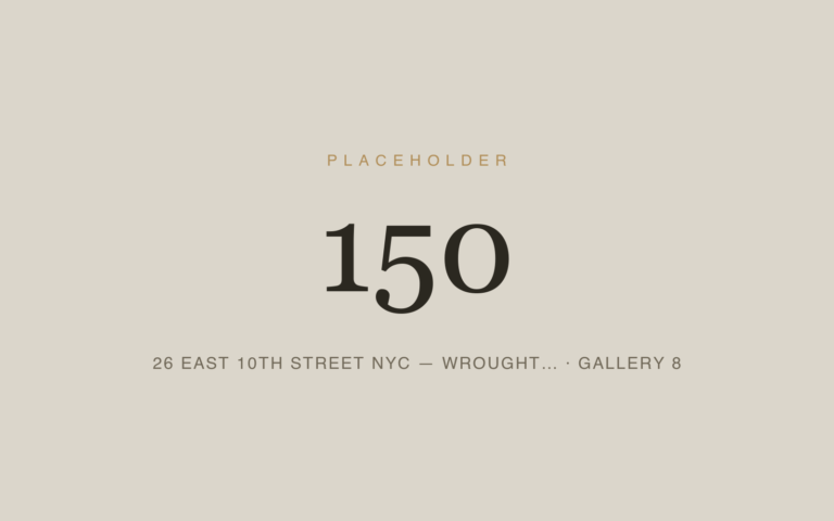 Placeholder 150 — 26 East 10th Street Nyc — Wrought… · Gallery 8