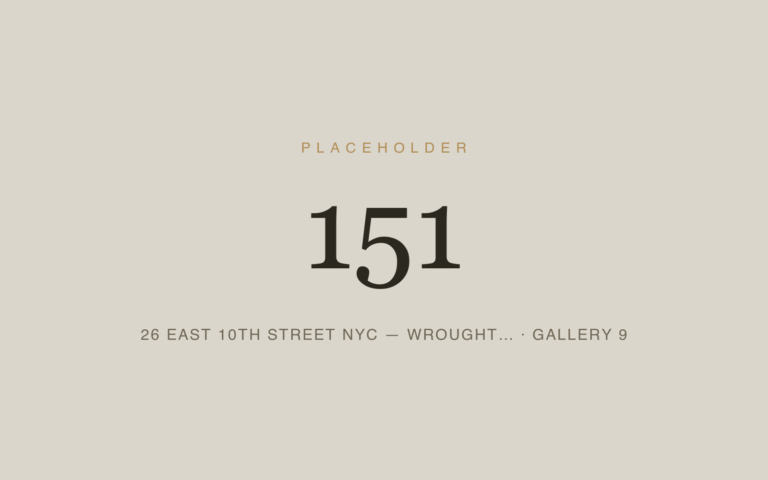Placeholder 151 — 26 East 10th Street Nyc — Wrought… · Gallery 9