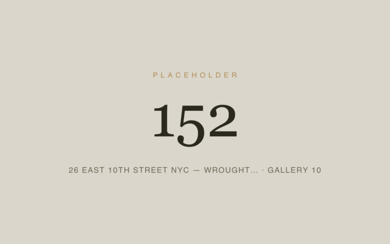 Placeholder 152 — 26 East 10th Street Nyc — Wrought… · Gallery 10