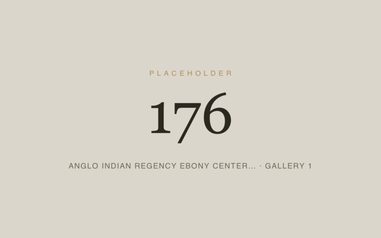 Placeholder 176 — Anglo Indian Regency Ebony Center… · Gallery 1