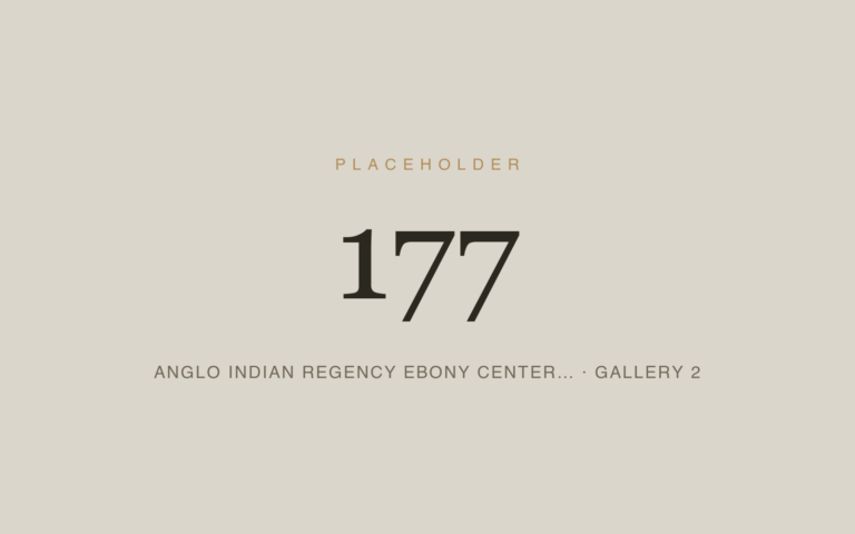 Placeholder 177 — Anglo Indian Regency Ebony Center… · Gallery 2