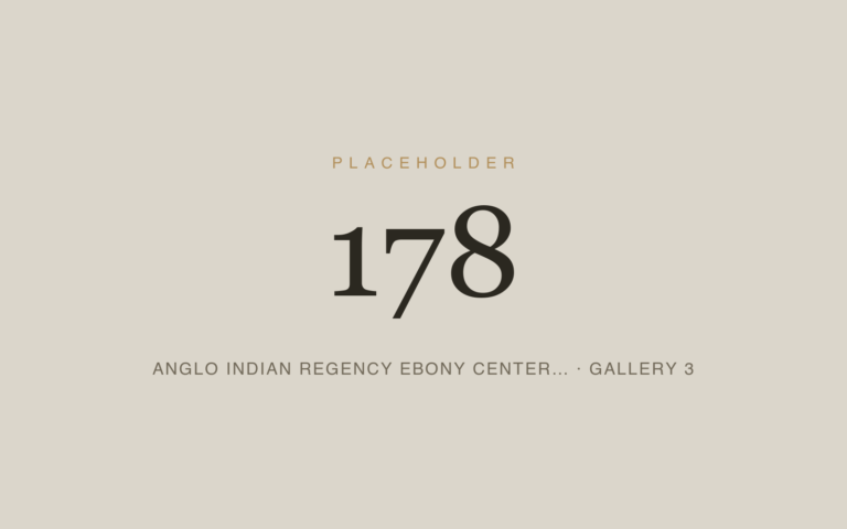 Placeholder 178 — Anglo Indian Regency Ebony Center… · Gallery 3