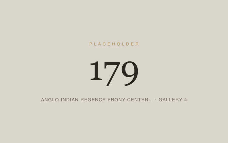 Placeholder 179 — Anglo Indian Regency Ebony Center… · Gallery 4