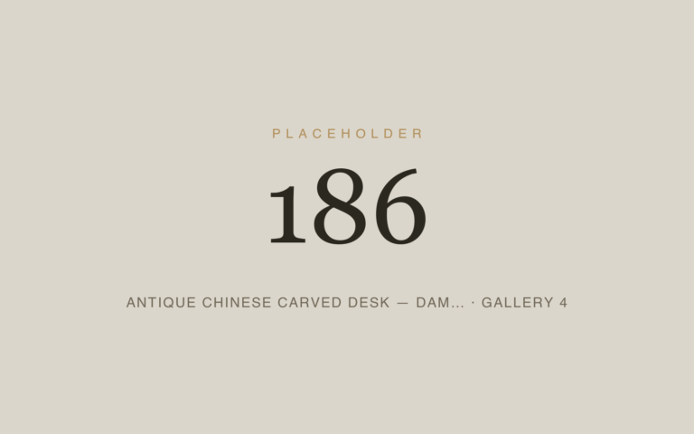 Placeholder 186 — Antique Chinese Carved Desk — Dam… · Gallery 4