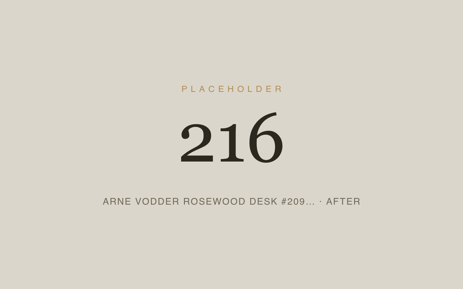 Arne Vodder Rosewood Desk #209 — Expert Refinishing