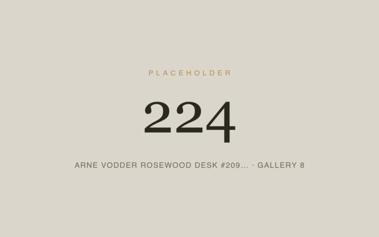 Placeholder 224 — Arne Vodder Rosewood Desk #209… · Gallery 8