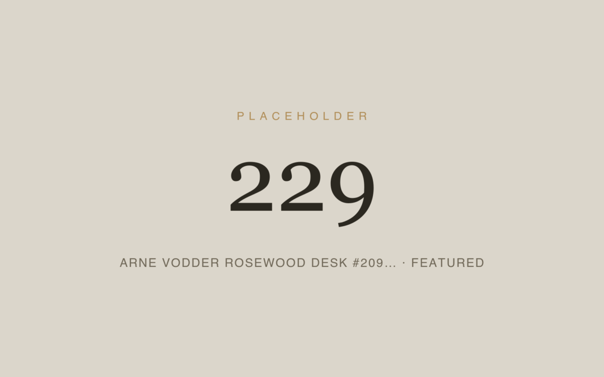 Arne Vodder Rosewood Desk #209 — Expert Refinishing