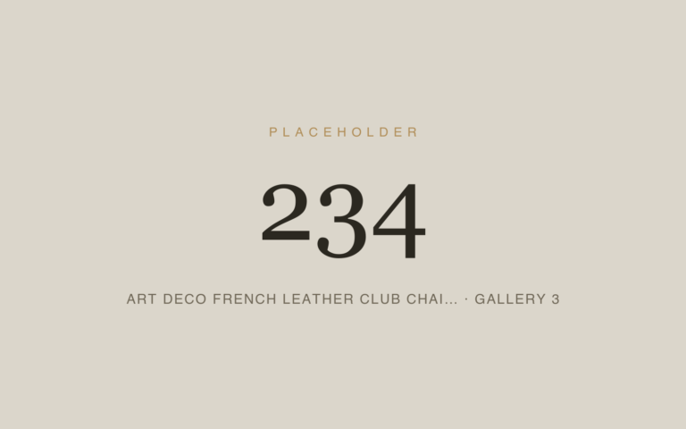Placeholder 234 — Art Deco French Leather Club Chai… · Gallery 3