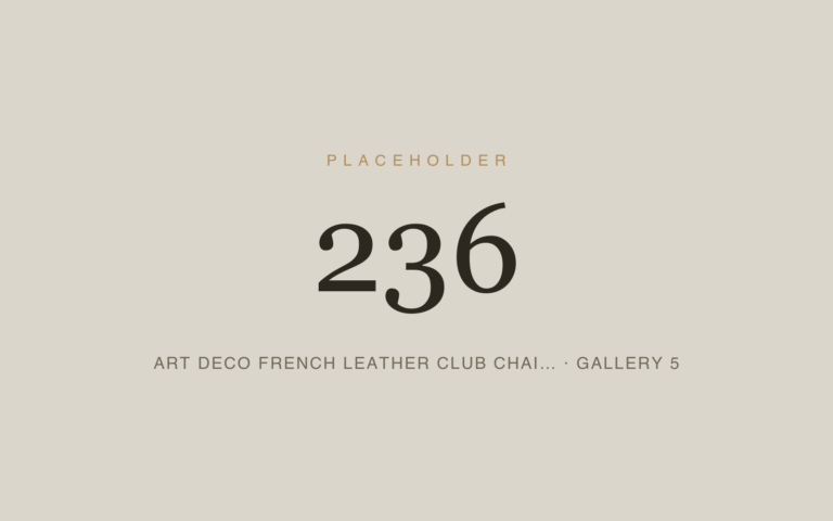 Placeholder 236 — Art Deco French Leather Club Chai… · Gallery 5