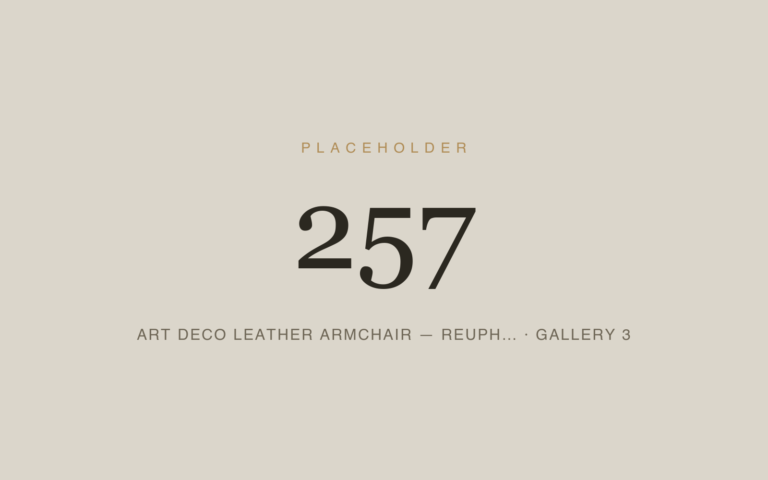 Placeholder 257 — Art Deco Leather Armchair — Reuph… · Gallery 3