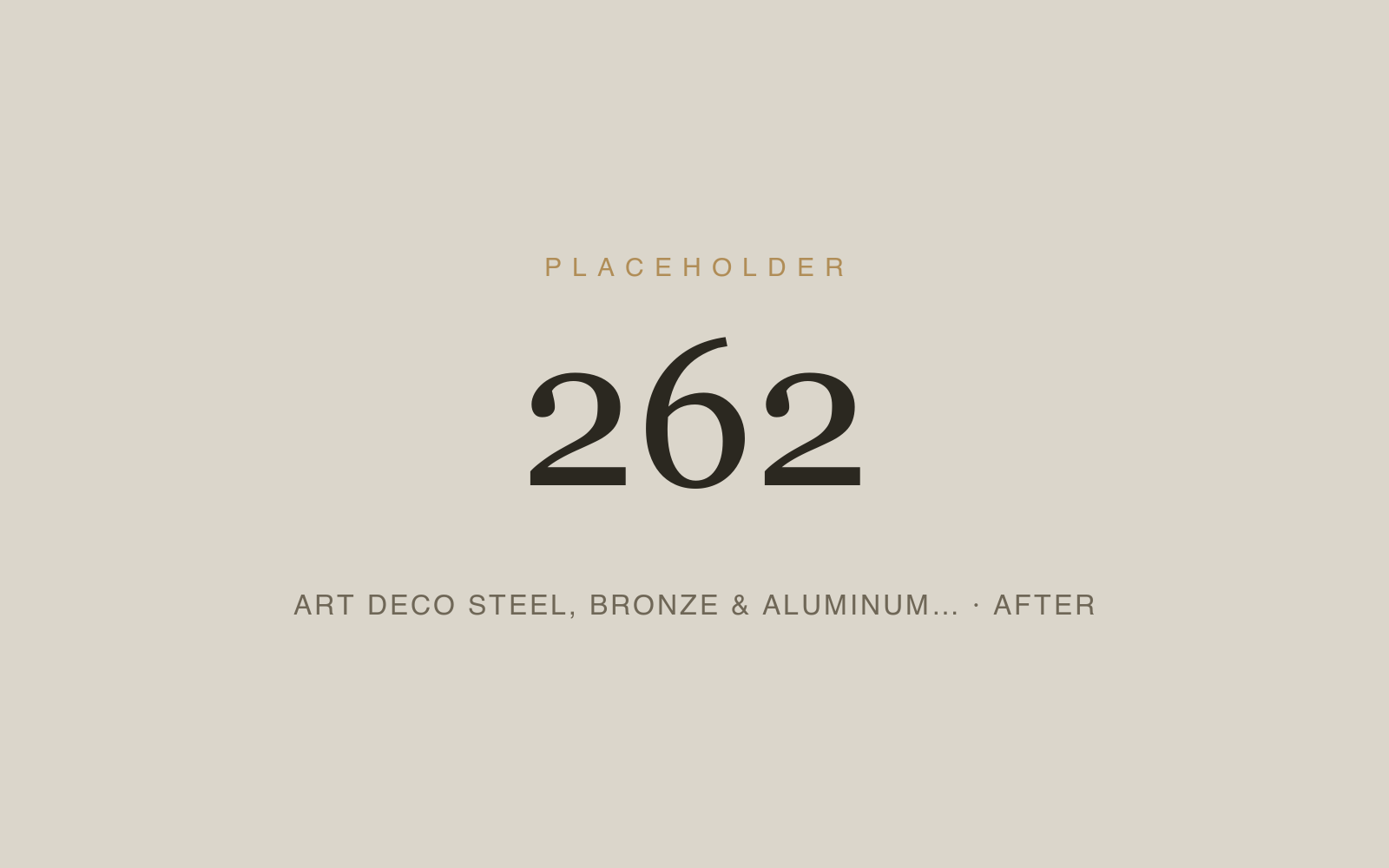 Art Deco Steel, Bronze & Aluminum Door — “Ghostbusters” Building
