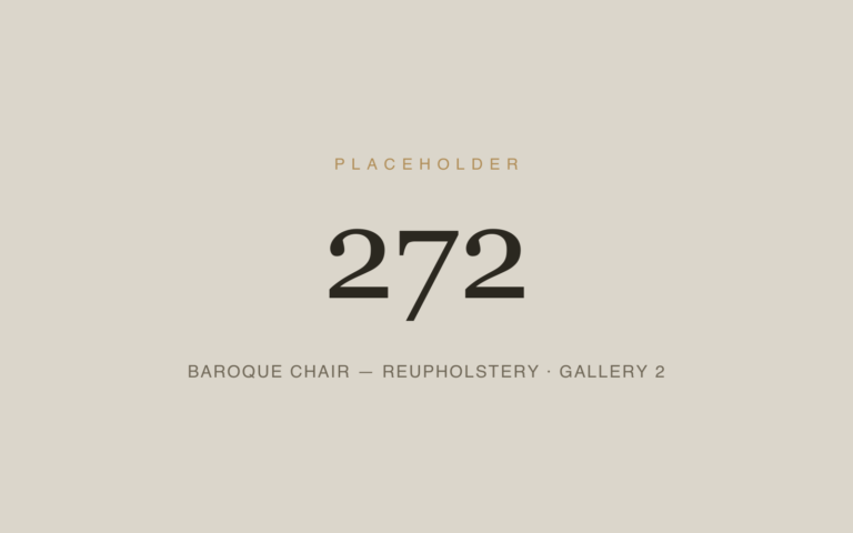Placeholder 272 — Baroque Chair — Reupholstery · Gallery 2
