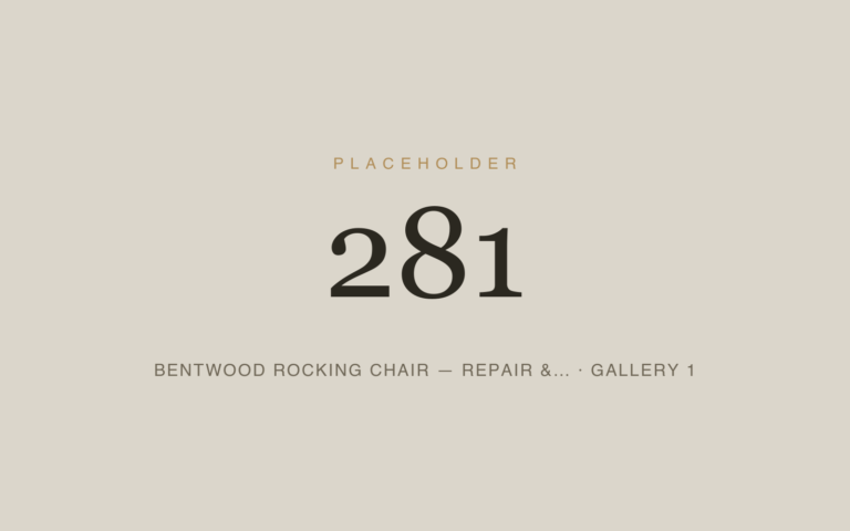 Placeholder 281 — Bentwood Rocking Chair — Repair &… · Gallery 1
