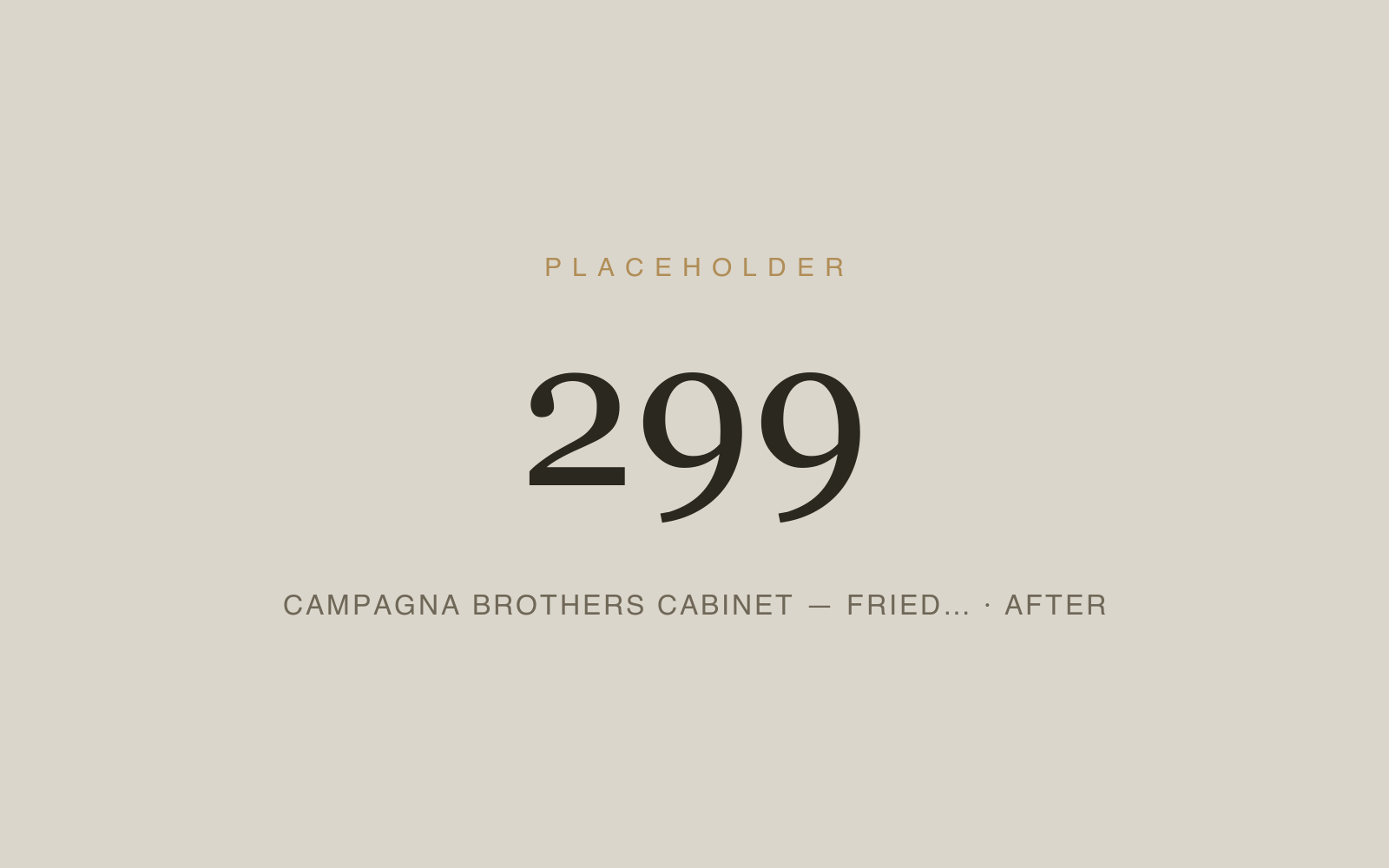 Campagna Brothers Cabinet — Friedman Benda Gallery