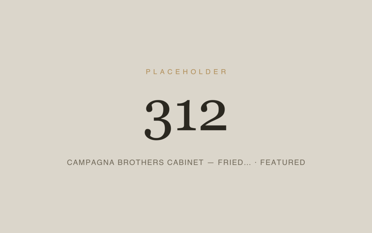 Campagna Brothers Cabinet — Friedman Benda Gallery