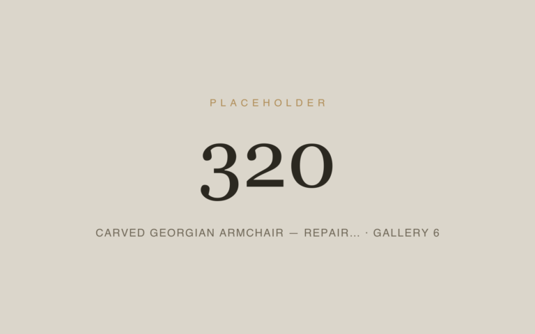 Placeholder 320 — Carved Georgian Armchair — Repair… · Gallery 6