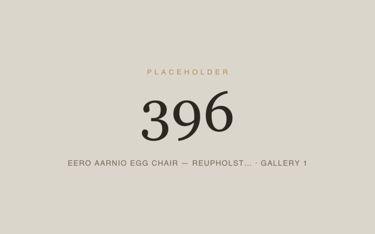 Placeholder 396 — Eero Aarnio Egg Chair — Reupholst… · Gallery 1