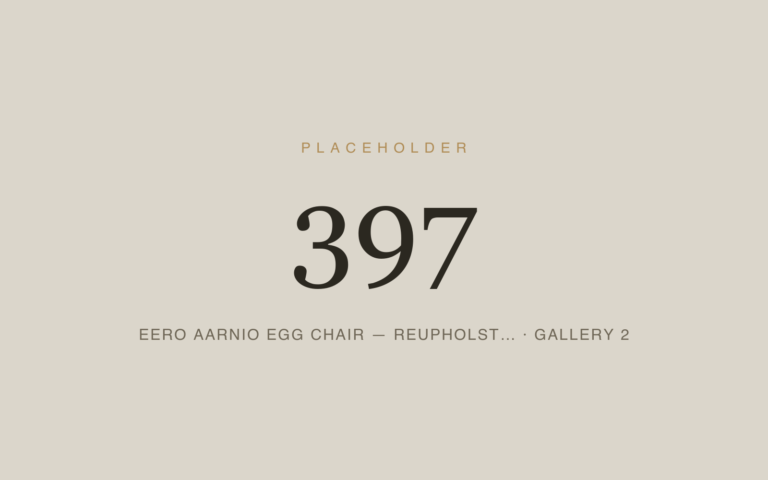 Placeholder 397 — Eero Aarnio Egg Chair — Reupholst… · Gallery 2