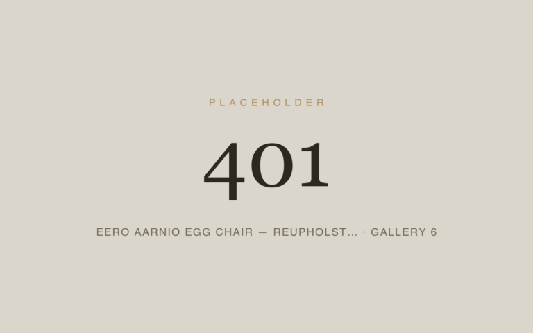 Placeholder 401 — Eero Aarnio Egg Chair — Reupholst… · Gallery 6