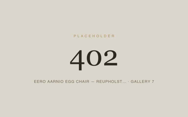 Placeholder 402 — Eero Aarnio Egg Chair — Reupholst… · Gallery 7