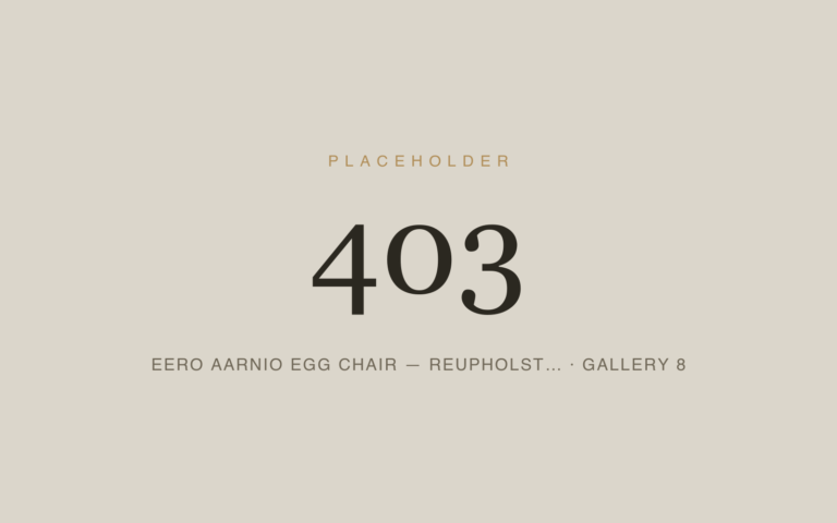 Placeholder 403 — Eero Aarnio Egg Chair — Reupholst… · Gallery 8