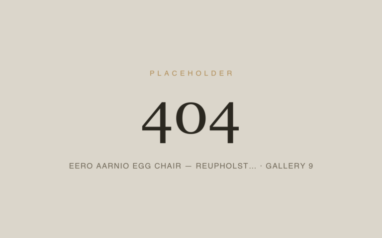 Placeholder 404 — Eero Aarnio Egg Chair — Reupholst… · Gallery 9
