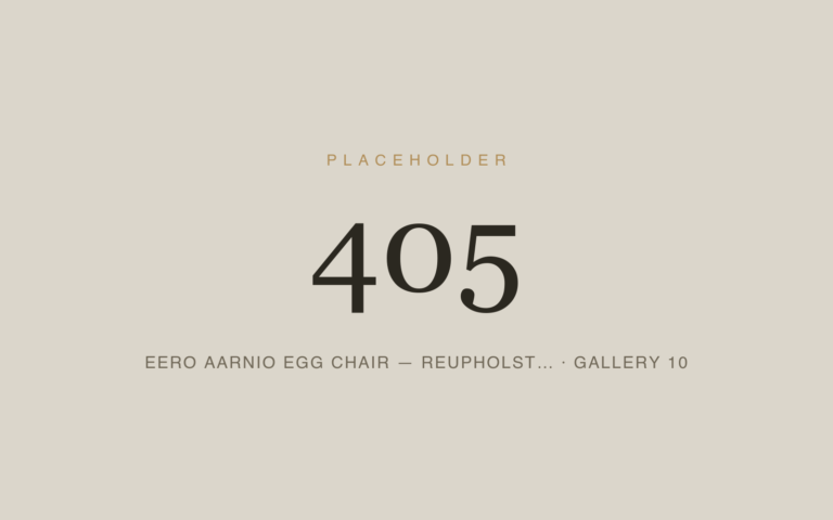 Placeholder 405 — Eero Aarnio Egg Chair — Reupholst… · Gallery 10