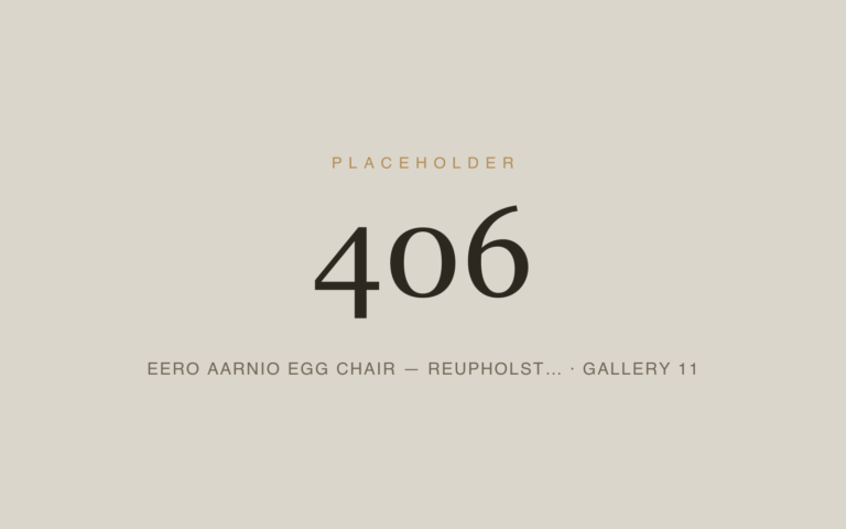 Placeholder 406 — Eero Aarnio Egg Chair — Reupholst… · Gallery 11