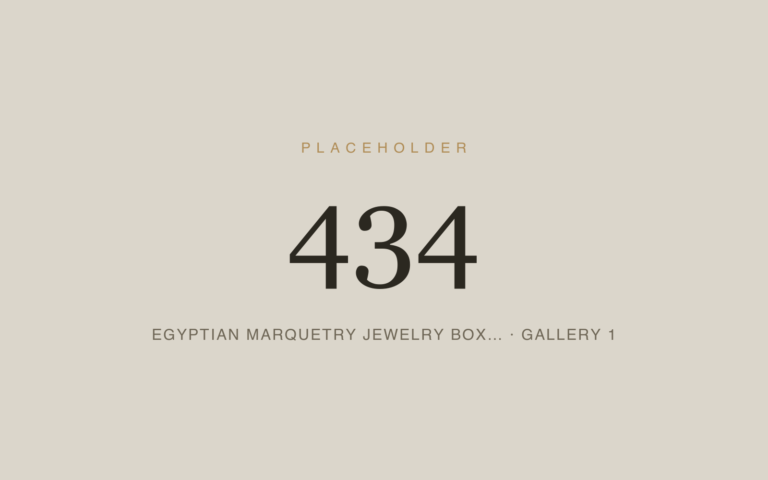 Placeholder 434 — Egyptian Marquetry Jewelry Box… · Gallery 1
