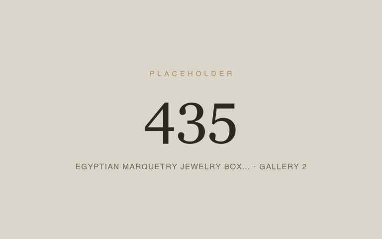 Placeholder 435 — Egyptian Marquetry Jewelry Box… · Gallery 2