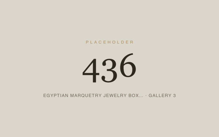 Placeholder 436 — Egyptian Marquetry Jewelry Box… · Gallery 3