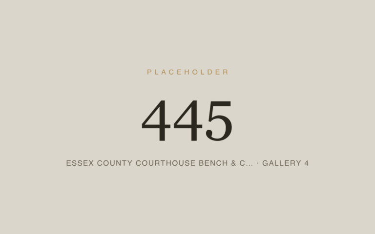 Placeholder 445 — Essex County Courthouse Bench & C… · Gallery 4
