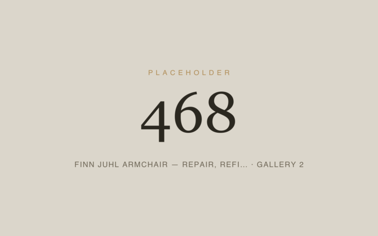 Placeholder 468 — Finn Juhl Armchair — Repair, Refi… · Gallery 2