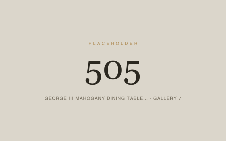 Placeholder 505 — George Iii Mahogany Dining Table… · Gallery 7