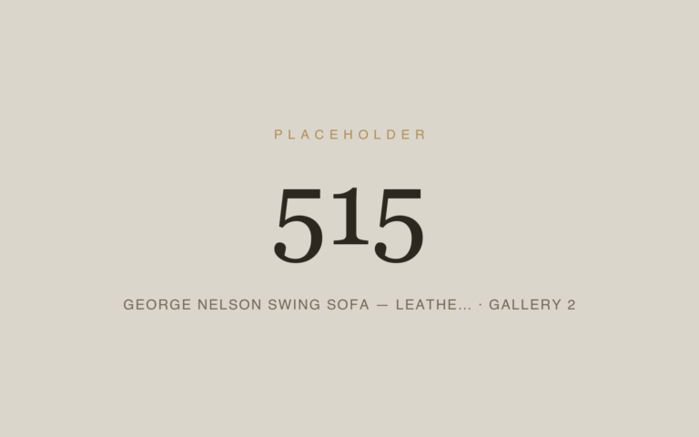 Placeholder 515 — George Nelson Swing Sofa — Leathe… · Gallery 2