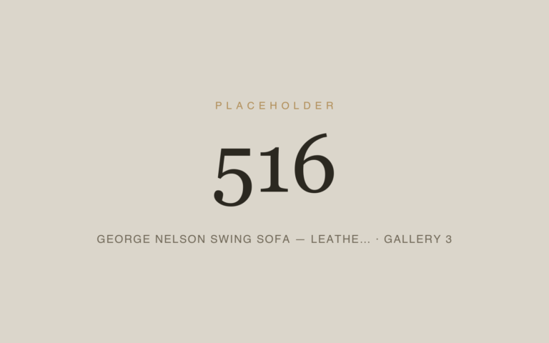 Placeholder 516 — George Nelson Swing Sofa — Leathe… · Gallery 3