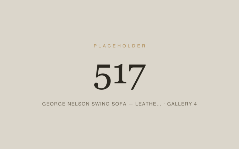 Placeholder 517 — George Nelson Swing Sofa — Leathe… · Gallery 4
