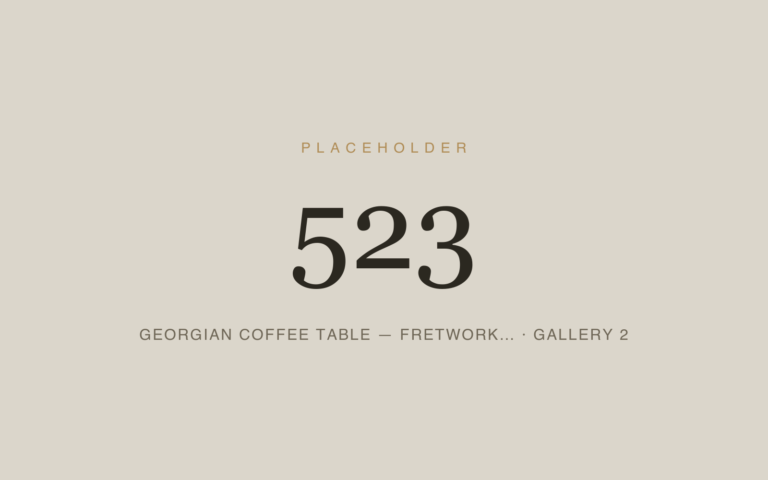 Placeholder 523 — Georgian Coffee Table — Fretwork… · Gallery 2
