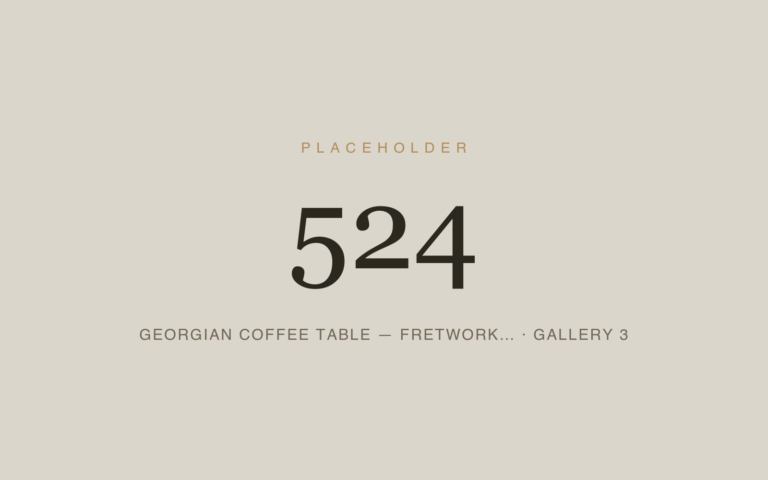 Placeholder 524 — Georgian Coffee Table — Fretwork… · Gallery 3