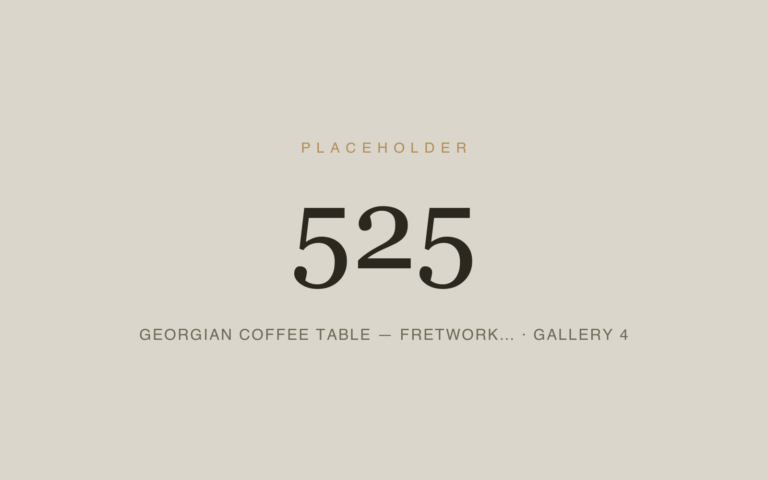 Placeholder 525 — Georgian Coffee Table — Fretwork… · Gallery 4