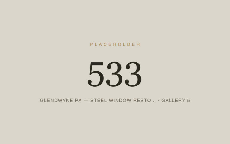 Placeholder 533 — Glendwyne Pa — Steel Window Resto… · Gallery 5